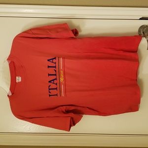90's Vintage Souvenir Tee from Rome, Italy Red Unisex XL